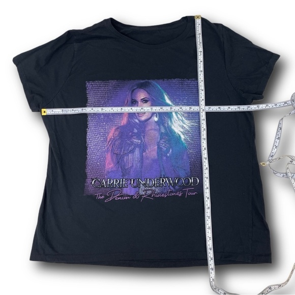 Carrie Underwood Denim & Rhinestones Country Music Tour Band Tee - XL - Picture 10 of 10